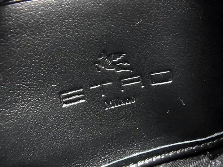 楽天市場】□新品同様□ ETRO エトロ マルゴット レザー ペイズリー柄  