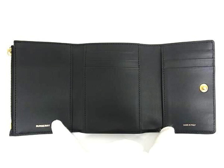 楽天市場】□新品同様□ BURBERRY バーバリー TBモノグラム レザー 三 