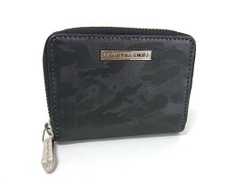 ■新品同様■ Samantha KINGZ サマンサキングズ PVC カモフラージュ 迷彩柄 コインケース コインパース 小銭入れ グレー系 DK6138