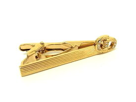 ■極美品■ ChristianDior クリスチャンディオール ヴィンテージ ラインストーン ネクタイピン タイクリップ ゴールド系 DN2160