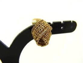■美品■ ChristianDior ディオール ヴィンテージ 片耳のみ クリップ式 イヤリング アクセサリー レディース ゴールド系 DN2161