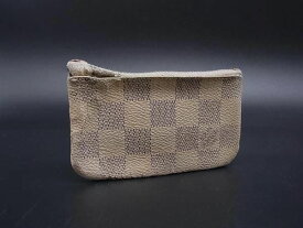 LOUIS VUITTON ルイヴィトン N62659 ダミエアズール ポシェット クレ コインケース コインパース 小銭入れ アイボリー系 DH0465