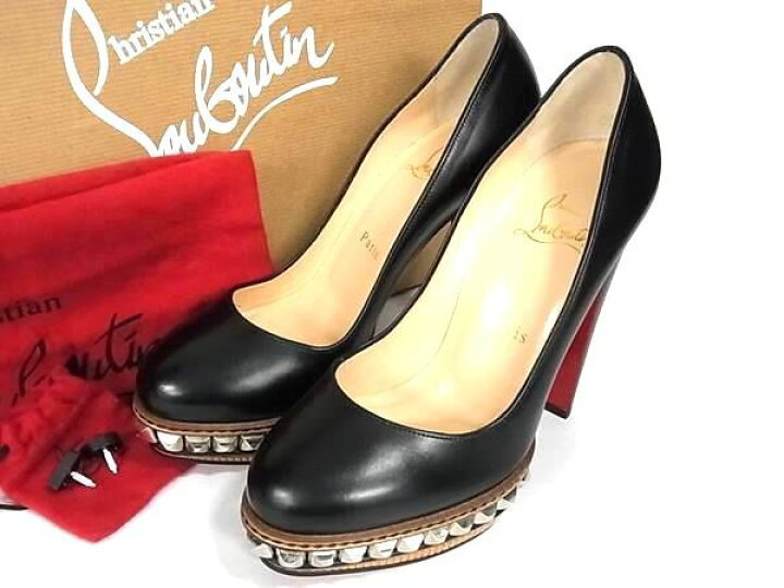 楽天市場】□新品同様□ Christian Louboutin ルブタン レザー  