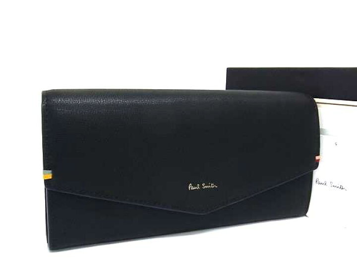 楽天市場】□極美品□ Paul Smith ポールスミス レザー 二つ折り 長 