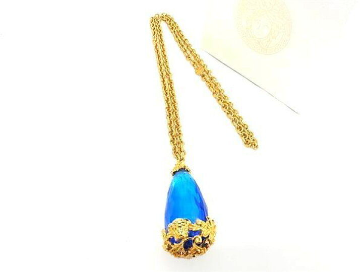 楽天市場】□極美品□ VERSACE ヴェルサーチ メデューサ ネックレス 