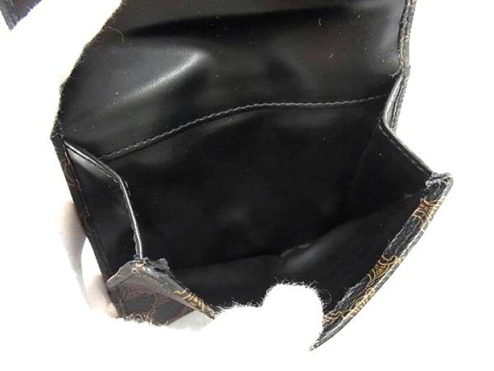 楽天市場】□極美品□ CELINE セリーヌ マカダム柄 PVC 三つ折り 財布  