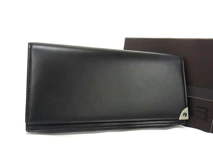 楽天市場】□極美品□ dunhill ダンヒル レザー 二つ折り 長財布 