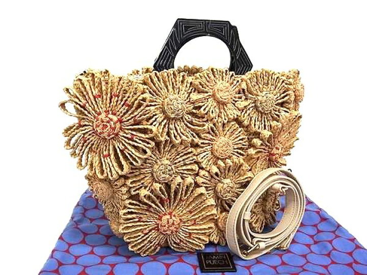 楽天市場】□美品□ JAMIN PUECH ジャマンピュエッシュ ラフィア 