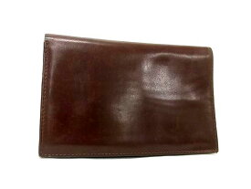 ■美品■ LUDWIG REITER ルーディック ライター パテントレザー 二つ折り 財布 ウォレット 札入れ 小銭入れ ブラウン系 DL0796