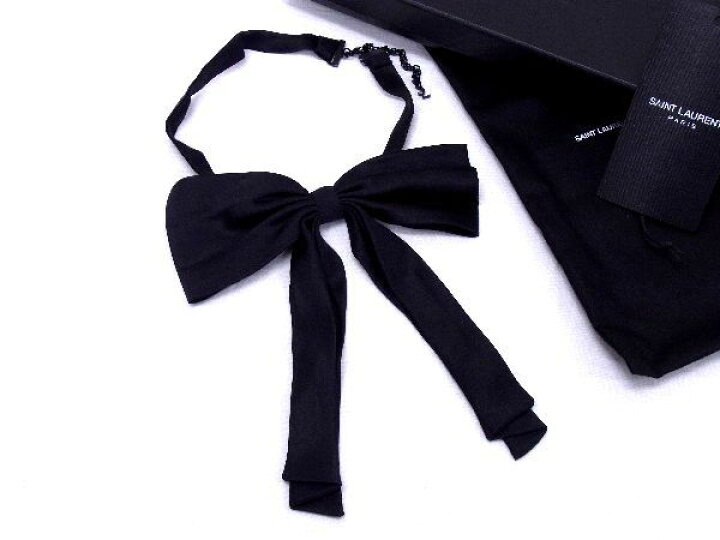 楽天市場】□新品同様□ SAINT LAURENT サンローラン リボン 