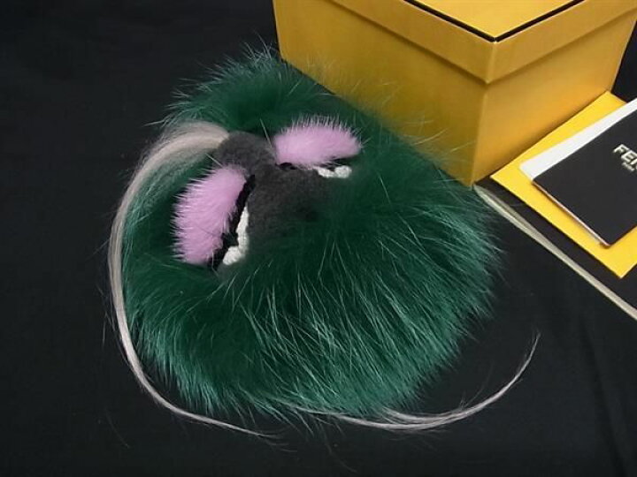 □新品同様□ FENDI フェンディ バッグバグズ モンスター ファー 