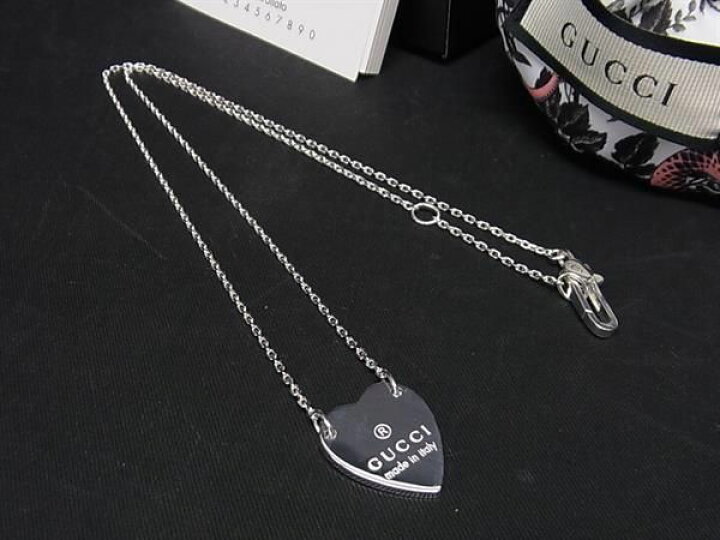 楽天市場】□新品□未使用□ GUCCI グッチ SV925 ハート ネックレス  