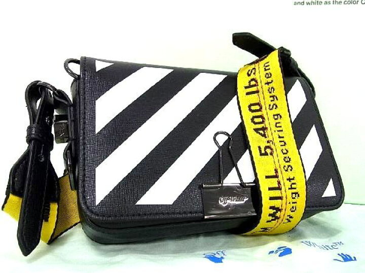 楽天市場】□新品同様□ Off-White オフホワイト レザー クロスボディ  