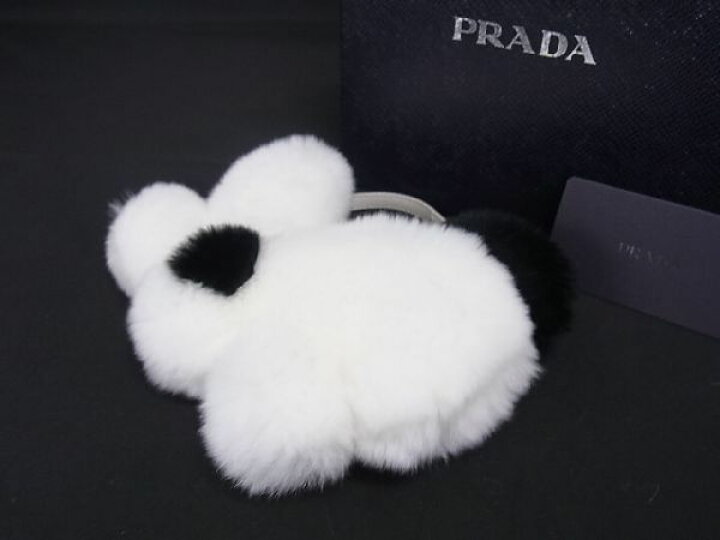 楽天市場】□極美品□ PRADA プラダ ラビットファー キーホルダー 
