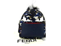 楽天市場】フェンディ バッグ（カラーネイビー）（キーホルダー 