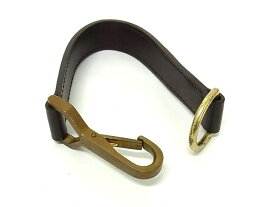 LOUIS VUITTON ルイヴィトン レザー ペガス用 キーホルダー キーリング バッグチャーム レディース メンズ ブラウン系 BN6624