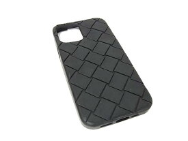 BOTTEGA VENETA ボッテガヴェネタ イントレチャート ラバー iPhone12/12Pro 対応 アイフォンケース スマホケース ブラック系 BR1936