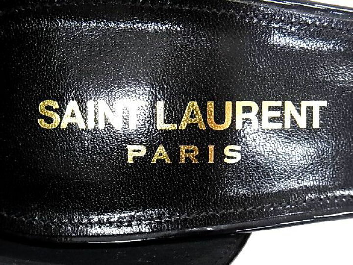 楽天市場】□美品□ SAINT LAURENT サンローラン パテントレザー 