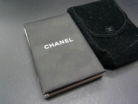 ■極美品■ CHANEL シャネル ミラー 手鏡 メイク用品 レディース メンズ ブラック系 DE1717