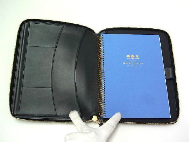 楽天市場】□新品□未使用□ SMYTHSON スマイソン レザー メモ帳カバー 