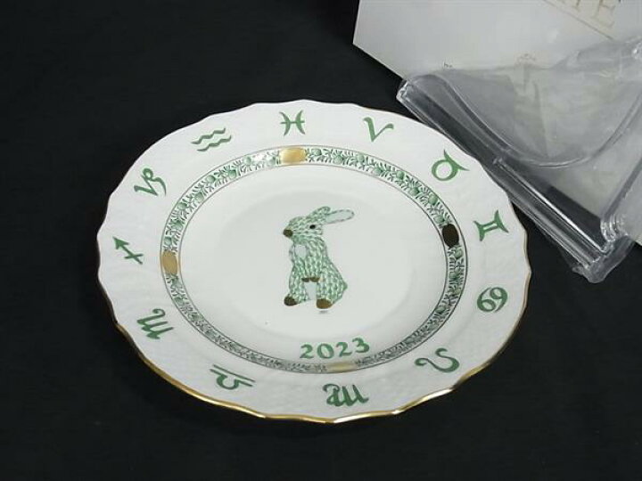 楽天市場】□新品□未使用□ HEREND ヘレンド イヤーズプレート 2023年 
