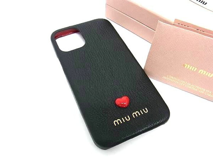 楽天市場】□美品□ miumiu ミュウミュウ マドラスラブ レザー ス 