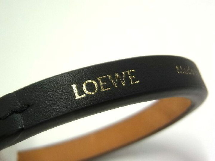 楽天市場】□新品□未使用□ LOEWE ロエベ レザー 3連 ブレスレット 