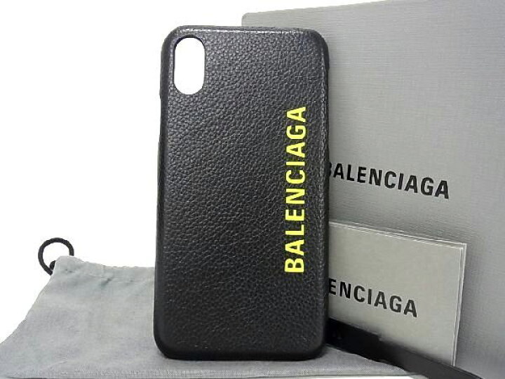楽天市場】□新品□未使用□ BALENCIAGA バレンシアガ レザー iPhoneX 