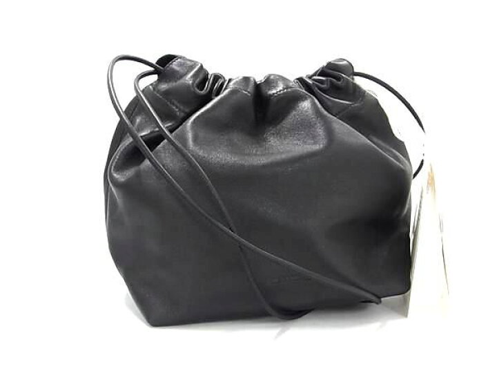 楽天市場】□新品同様□ JIL SANDER ジルサンダー レザー 巾着型  