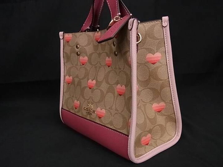 楽天市場】□新品同様□ COACH コーチ CA621 シグネチャー PVC×レザー 