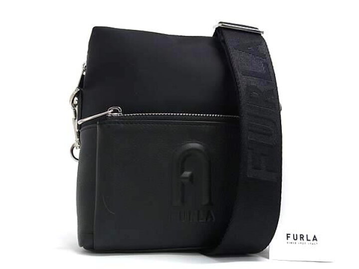 楽天市場】□新品同様□ FURLA フルラ ナイロン×レザー クロスボディ 