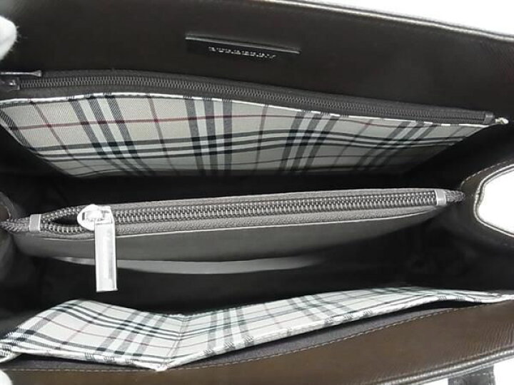 楽天市場】□極美品□ BURBERRY バーバリー レザー 內部ノバ 