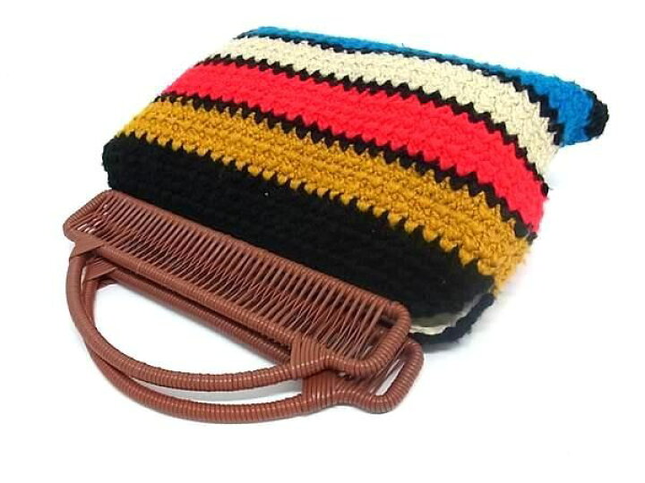 楽天市場】□極美品□ MARNI マルニ クロシェバッグ ウール 