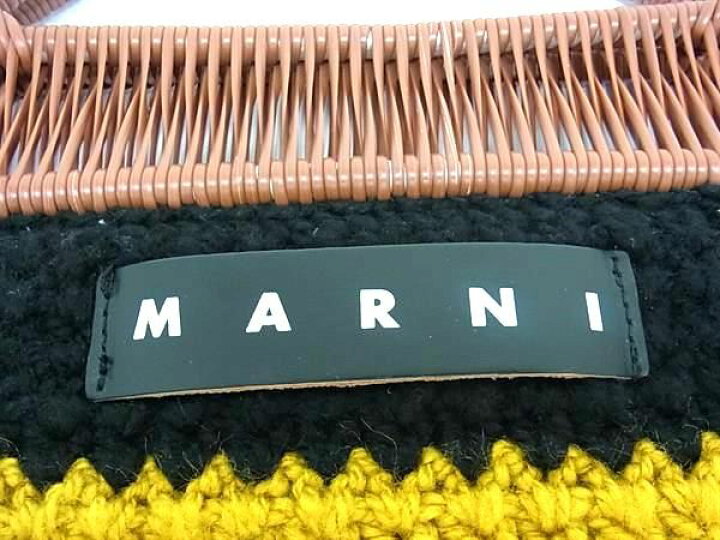 楽天市場】□極美品□ MARNI マルニ クロシェバッグ ウール 