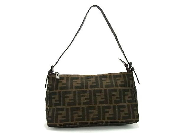 楽天市場】□極美品□ FENDI フェンディ ズッカ柄 ナイロンキャンバス 