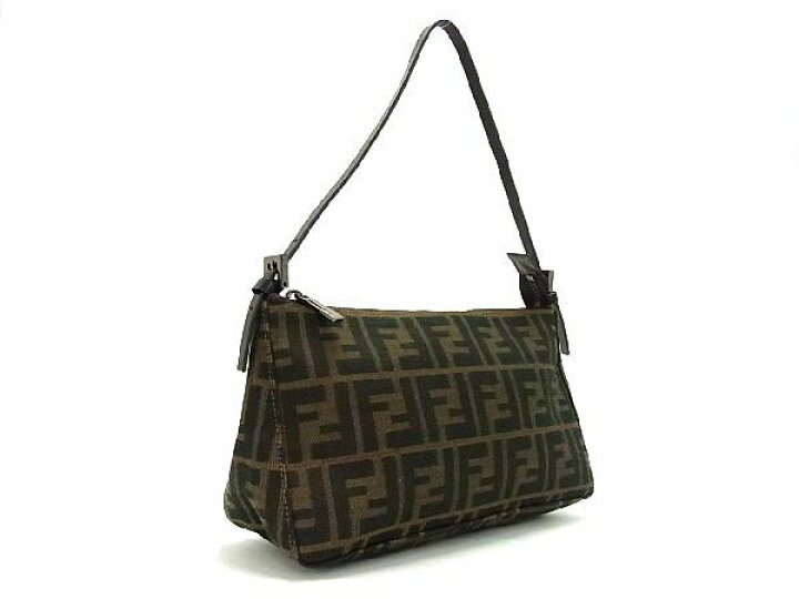 楽天市場】□極美品□ FENDI フェンディ ズッカ柄 ナイロンキャンバス 