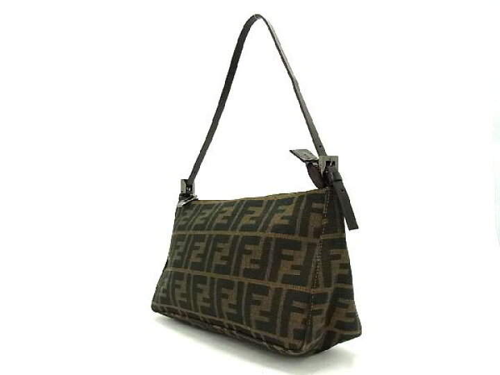 楽天市場】□極美品□ FENDI フェンディ ズッカ柄 ナイロンキャンバス