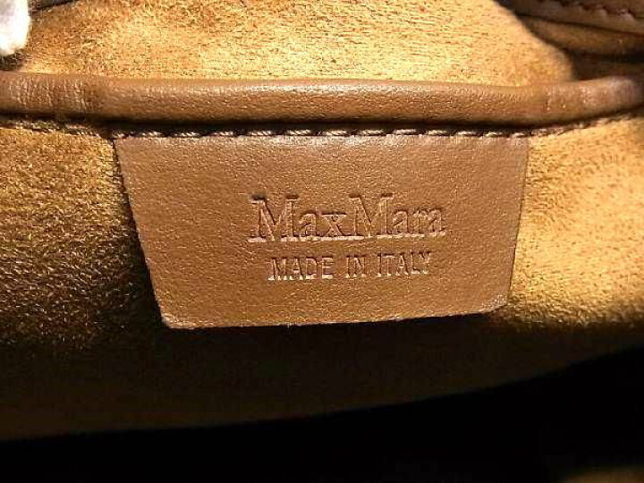楽天市場】□新品同様□ Max Mara マックスマーラ ボア×レザー クロス 
