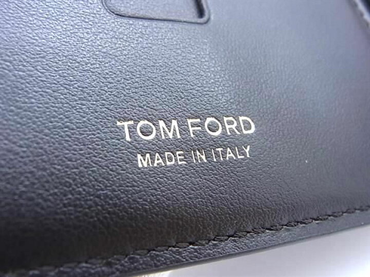 楽天市場】 □新品同様□ TOM FORD トムフォード レザー 二つ折り 財布  