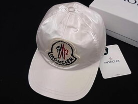 ■新品同様■ MONCLER モンクレール ナイロン100％ ベースボールキャップ 帽子 メンズ レディース ホワイト系 AW5461