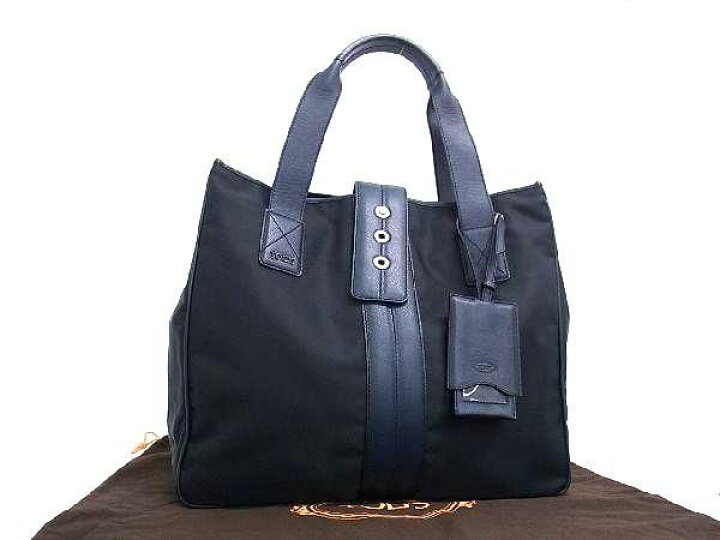 楽天市場】□新品同様□ TODS トッズ ナイロン×レザー トートバッグ 