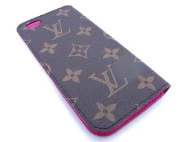 LOUIS VUITTON ルイヴィトン モノグラム フォリオ iPhone6 対応 アイフォンケース スマホケース ブラウン系 BG7449