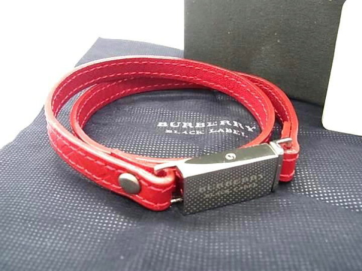 楽天市場】□新品同様□ BURBERRY バーバリーブラックレーベル レザー 