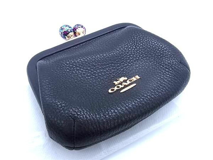 楽天市場】□新品同様□ COACH コーチ C2132 キスロック レザー がま口 