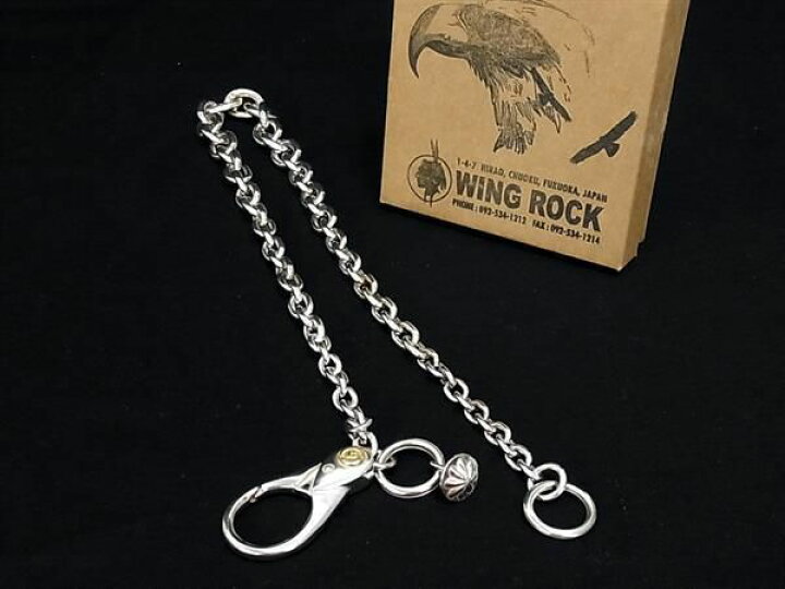 楽天市場】□極美品□ WINGROCK ウィングロック SV925×K18 ウォレット  