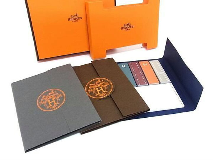 楽天市場】□新品同様□ HERMES エルメス メモ帳 付箋 文房具 