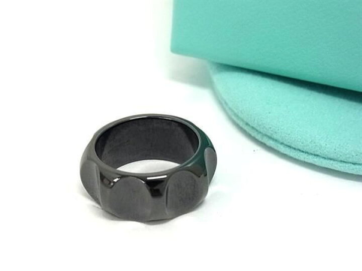 楽天市場】□極美品□ TIFFANY＆Co ティファニー グルーブ チタン 