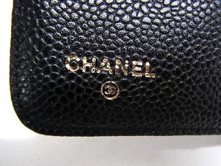 楽天市場】□新品同様□ CHANEL シャネル ココマーク キャビアスキン 6 