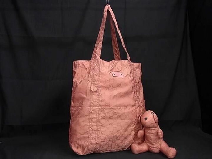 楽天市場】□極美品□ GUCCI グッチ 223669 GG柄 ナイロン ベア くま  