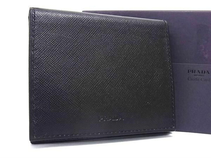 楽天市場】□新品同様□ PRADA プラダ サフィアーノレザー 二つ折り  